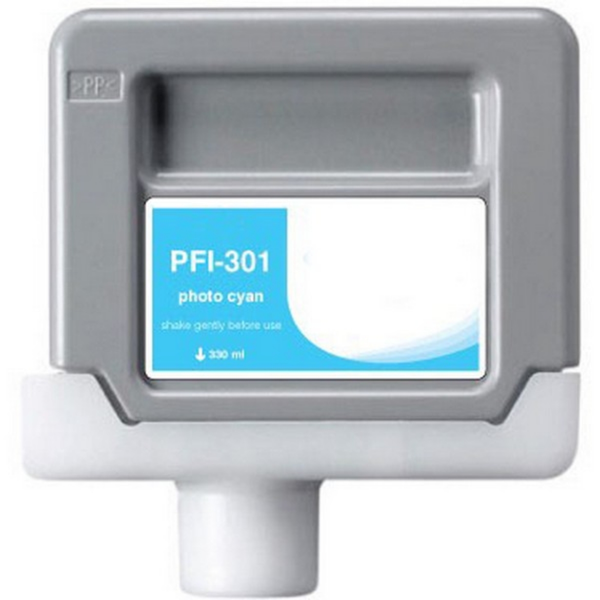 Picture of Compatible 1490B001AA (PFI-301PC) Photo Cyan Inkjet Cartridge (330 ml)