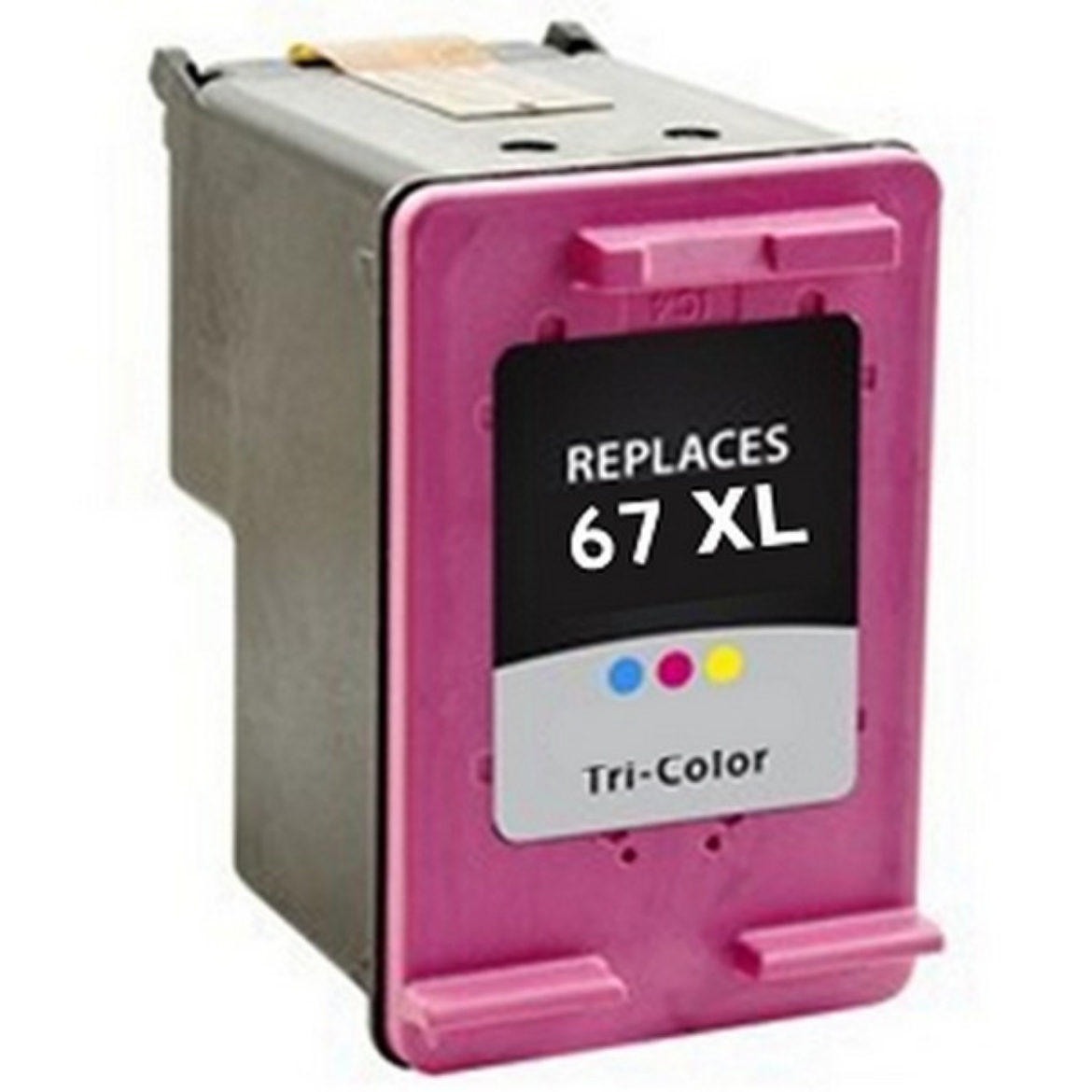 Picture of Remanufactured 3YM58AN (HP 67XL) High Yield Tri-Color Ink Cartridge (200 Yield)