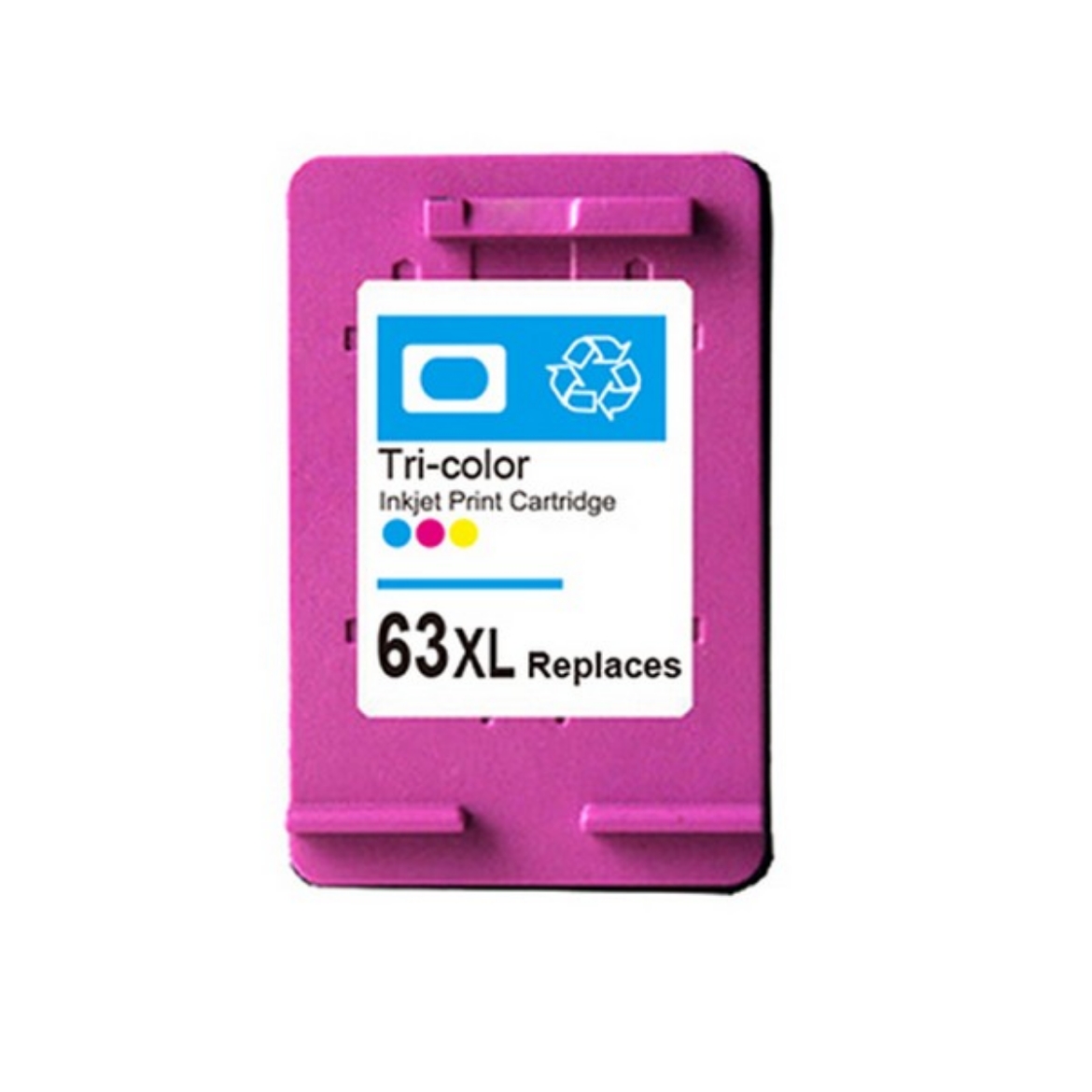 Picture of Compatible F6U63AN (HP 63XL) High Yield Tri-Color Ink Cartridge (330 Yield)