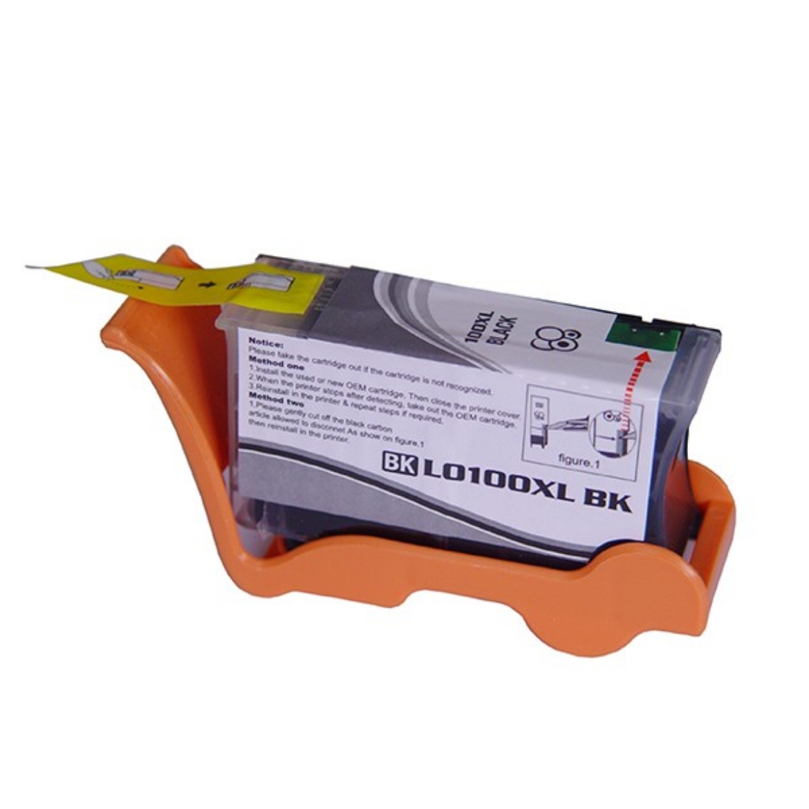 Picture of Compatible 14N1068 (Lexmark #100XL) High Yield Black Ink Cartridge (510 Yield)