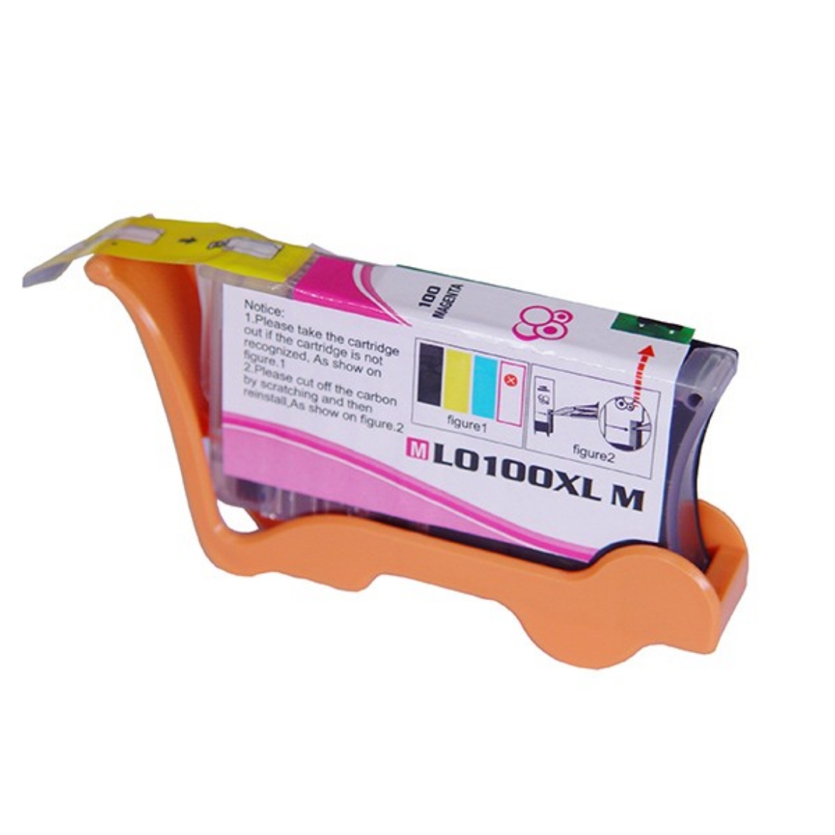 Picture of Compatible 14N1070 (Lexmark #100XL) Magenta Ink Cartridge (600 Yield)