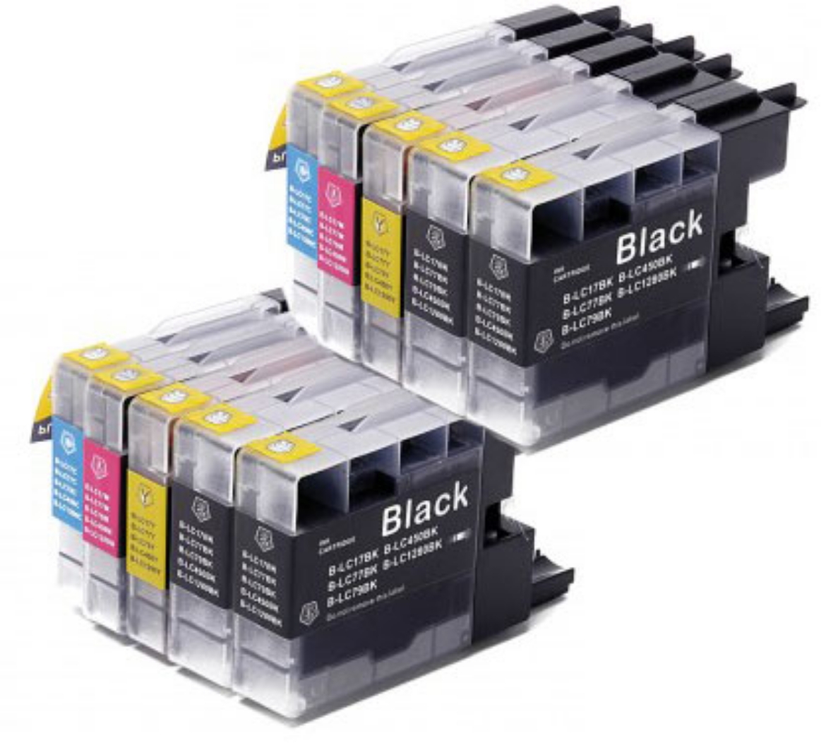 Picture of Value Bundle LC79BK, LC79C, LC79M, LC79Y Extra High Yield Black, Cyan, Magenta, Yellow Ink Cartridges (10 pack)