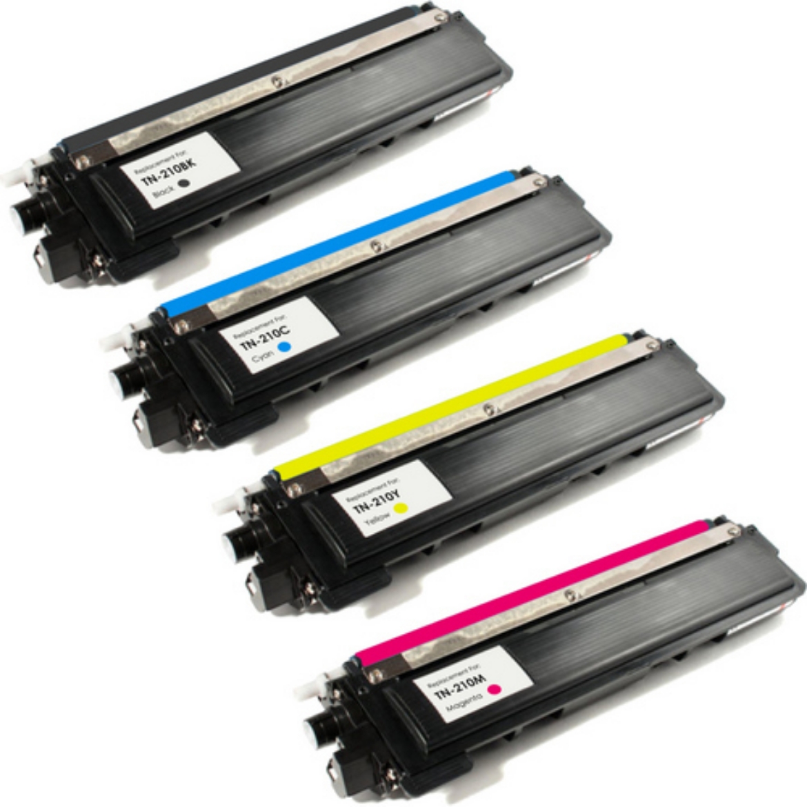Picture of Value Bundle TN-210BK, TN-210C, TN-210M, TN-210Y Black, Cyan, Magenta, Yellow Toner Cartridges (4 pack)