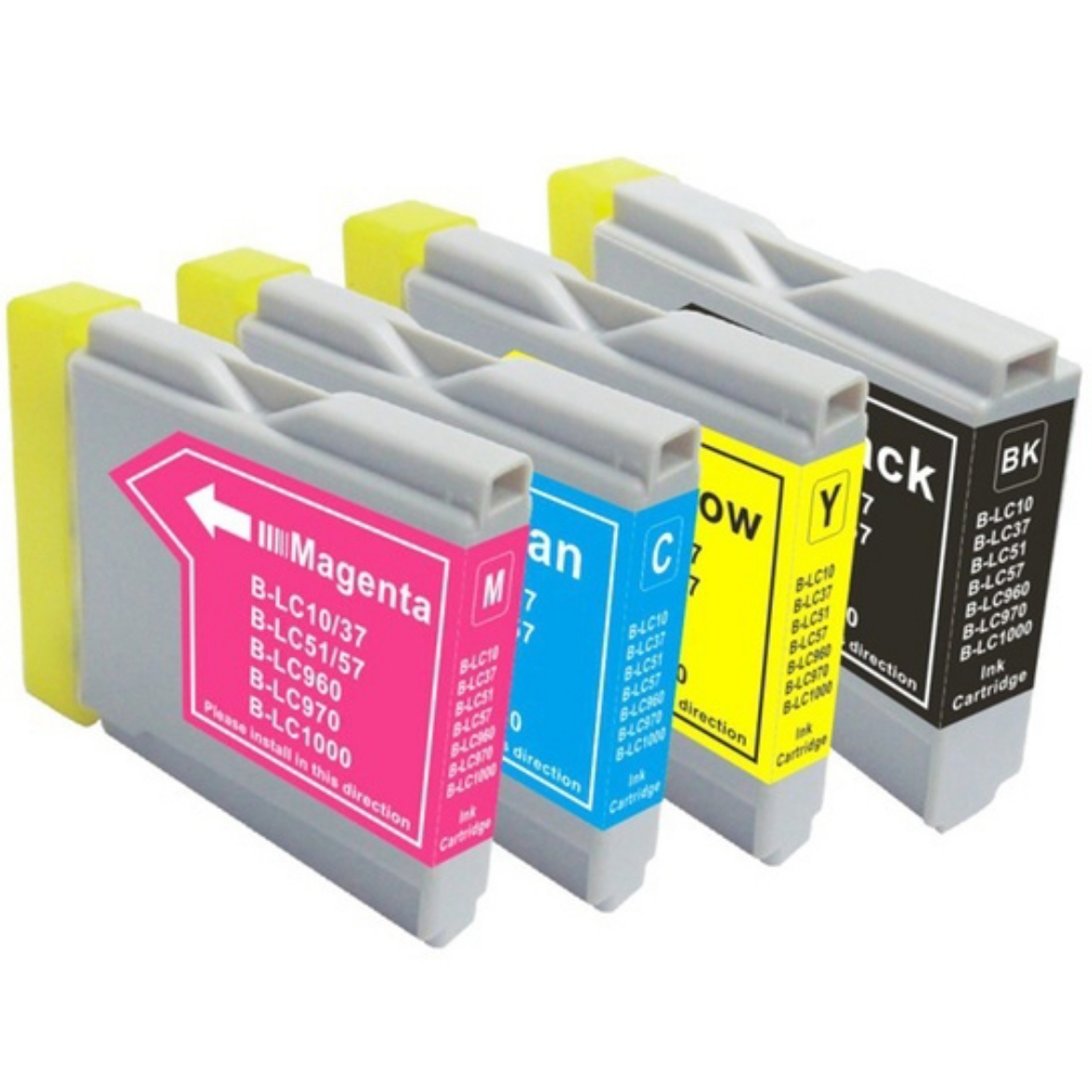 Picture of Value Bundle LC51BK, LC51C, LC51M, LC51Y Black, Cyan, Magenta, Yellow Ink Cartridges (10 pack)