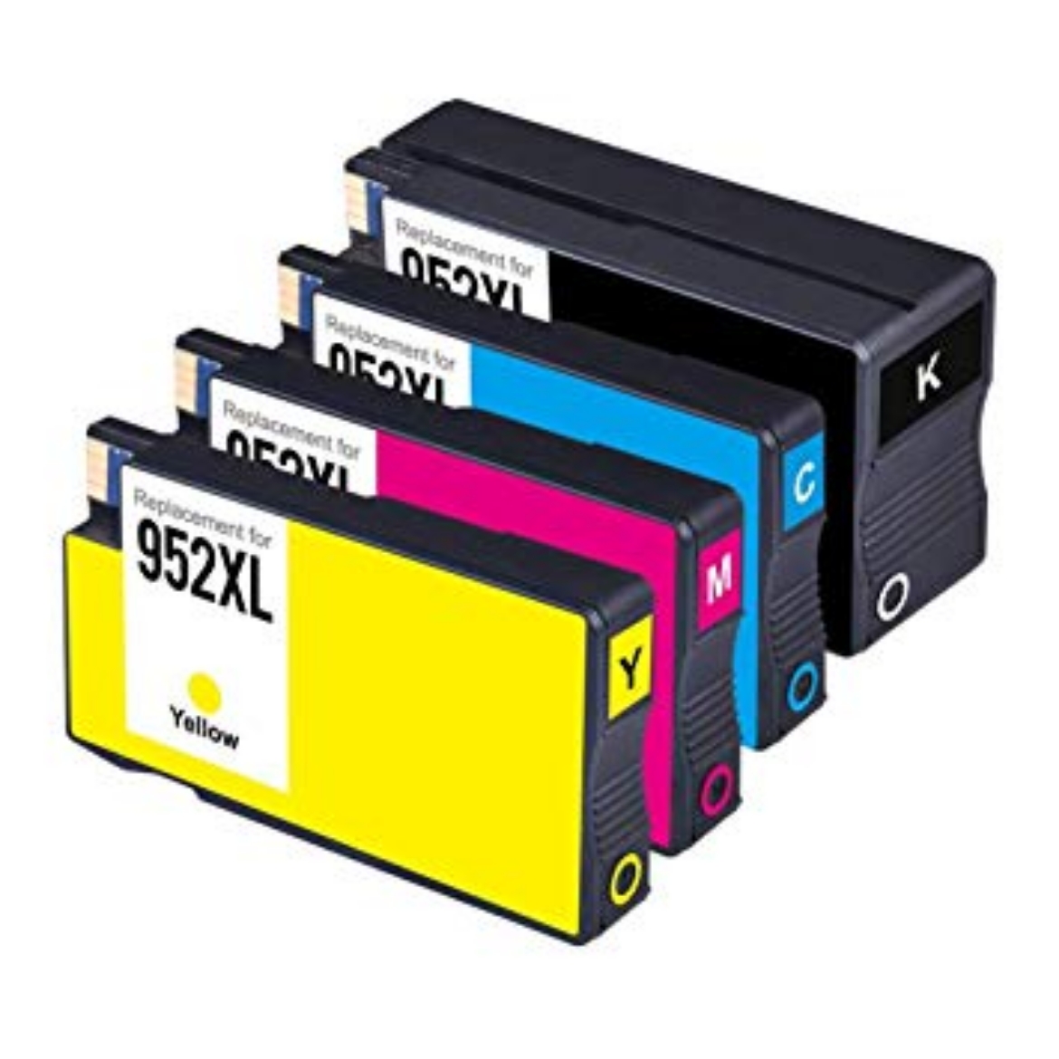 Picture of Value Bundle F6U19AN, L0S61AN, L0S64AN, L0S67AN (HP 952XL) High Yield Black, Cyan, Yellow, Magenta Ink Cartridges (4 pack) (4 x 6000)