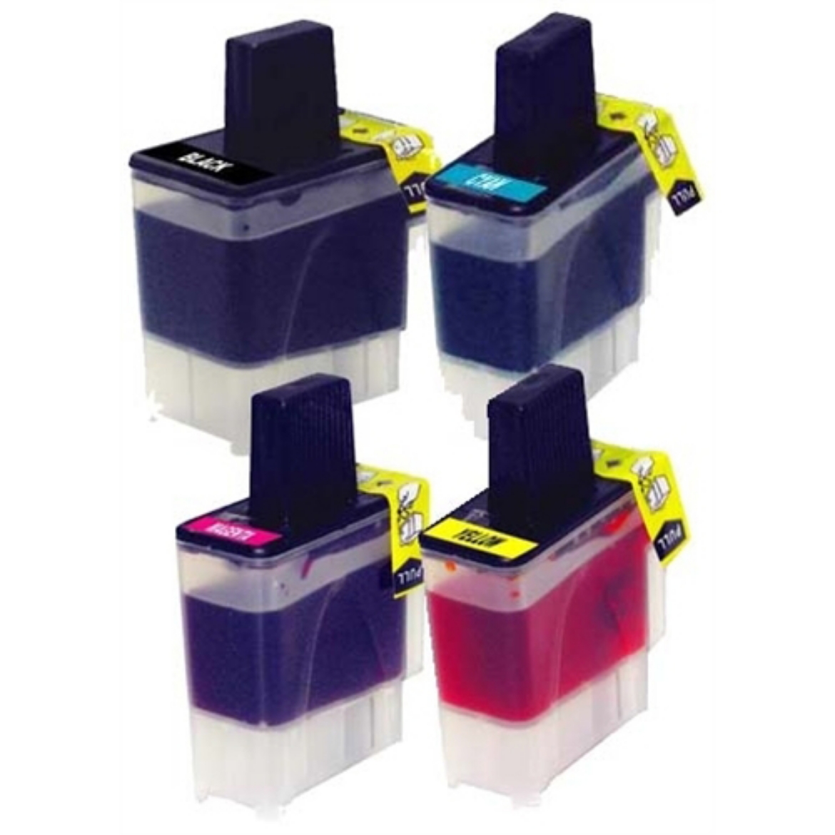 Picture of Value Bundle LC41HYBK, LC41C, LC41M, LC41Y High Yield Black, Cyan, Magenta, Yellow Ink Cartridges (10 pack)