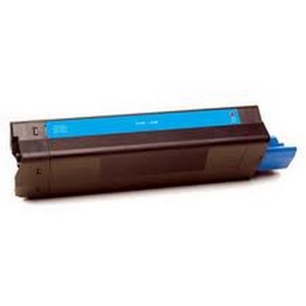 Picture of Compatible 42127403 Cyan Toner Cartridge (5000 Yield)