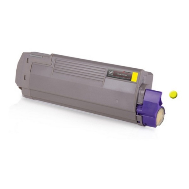 Picture of Compatible 46507501 Yellow Toner Cartridge (6000 Yield)