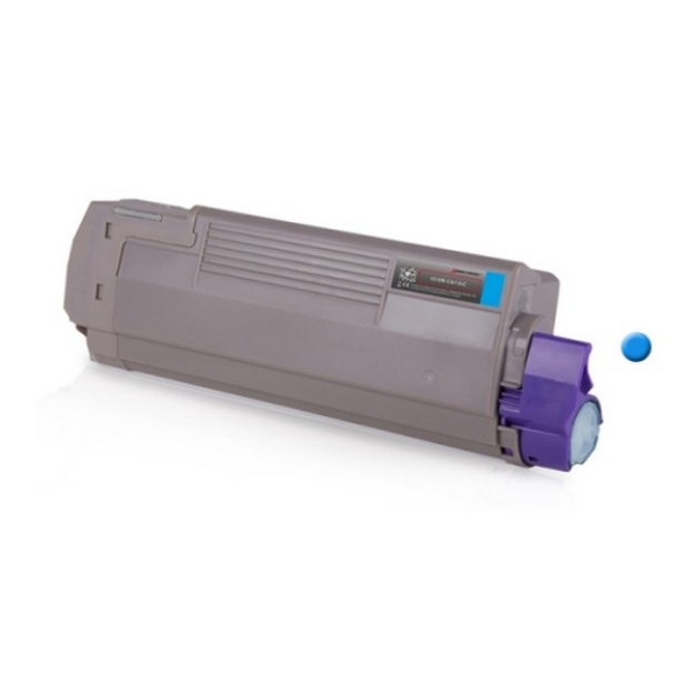 Picture of Compatible 46507503 Cyan Toner Cartridge (6000 Yield)