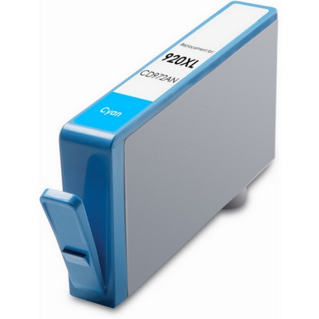 Picture of Compatible CD972AN (HP 920XL) High Yield Cyan Inkjet Cartridge (700 Yield)