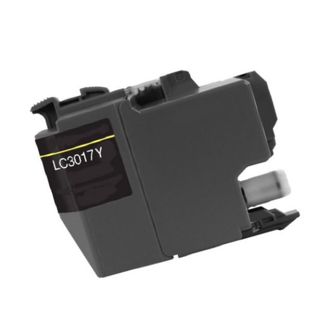 Picture of Compatible LC3017Y High Yield Yellow Inkjet Cartridge (550 Yield)