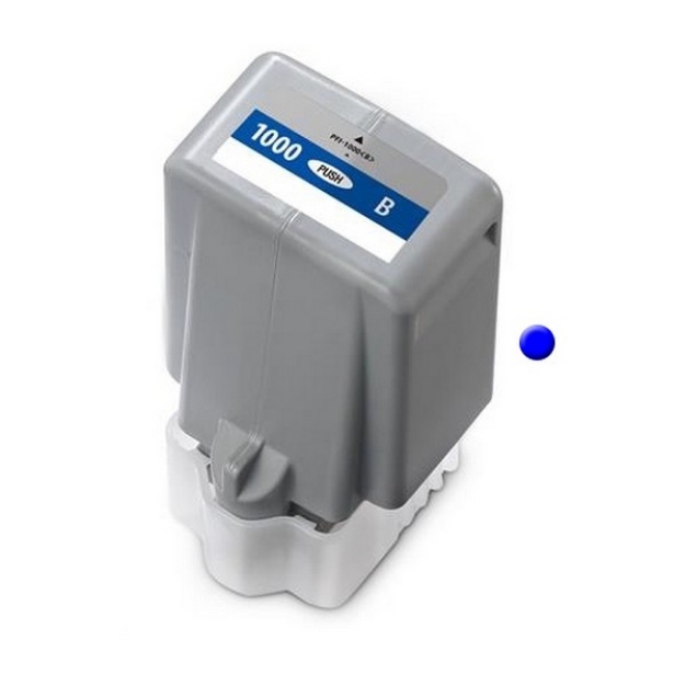 Picture of Compatible PFI-1000Blue (0555C002) Blue Pigment Ink Cartridge (80 ml)