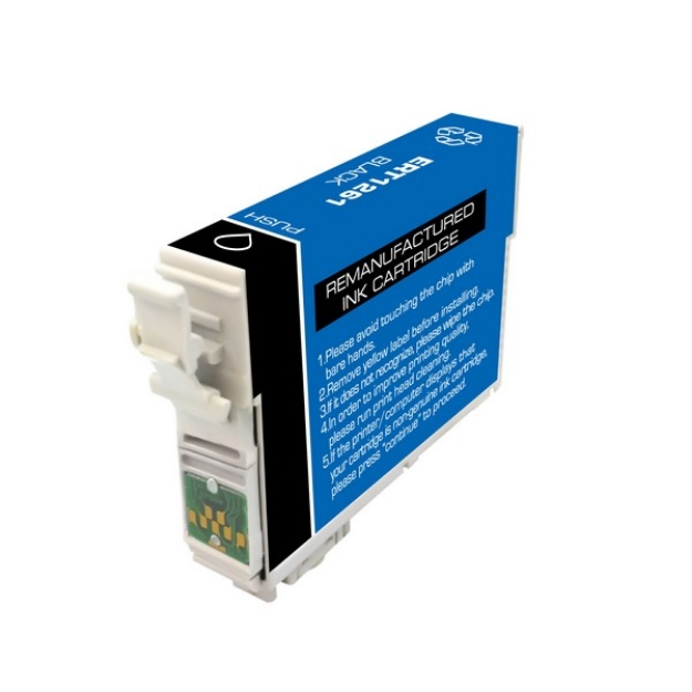 Picture of Compatible T126120 (Epson 126) High Yield Black Inkjet Cartridge (385 Yield)