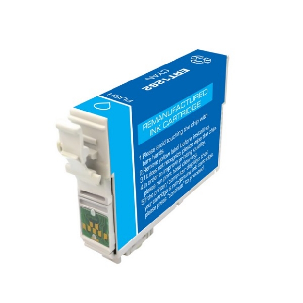 Picture of Compatible T126220 (Epson 126) High Yield Cyan Inkjet Cartridge (470 Yield)