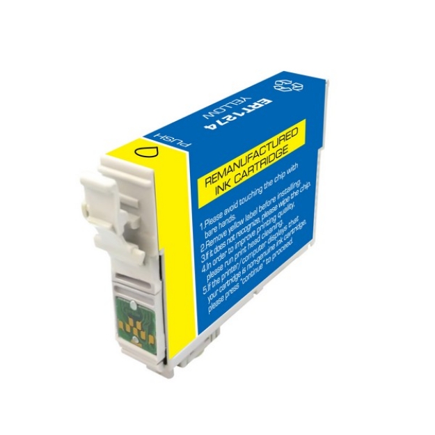 Picture of Compatible T127420 (Epson 127) Extra High Yield Yellow Inkjet Cartridge (775 Yield)