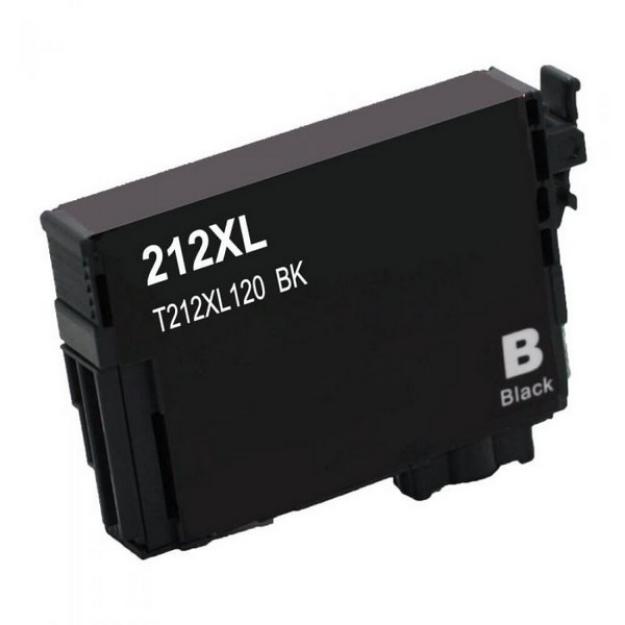Picture of Compatible T212xl120 (Epson T212XL) High Yield Black Inkjet Cartridge (500 Yield)