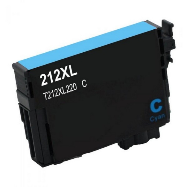 Picture of Compatible T212xl220 (Epson T212XL) High Yield Cyan Inkjet Cartridge (350 Yield)