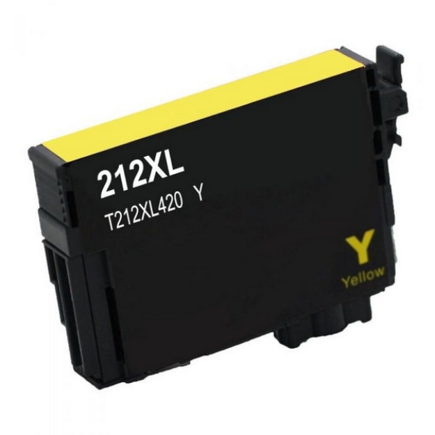 Picture of Compatible T212xl420 (Epson T212XL) High Yield Yellow Inkjet Cartridge (350 Yield)