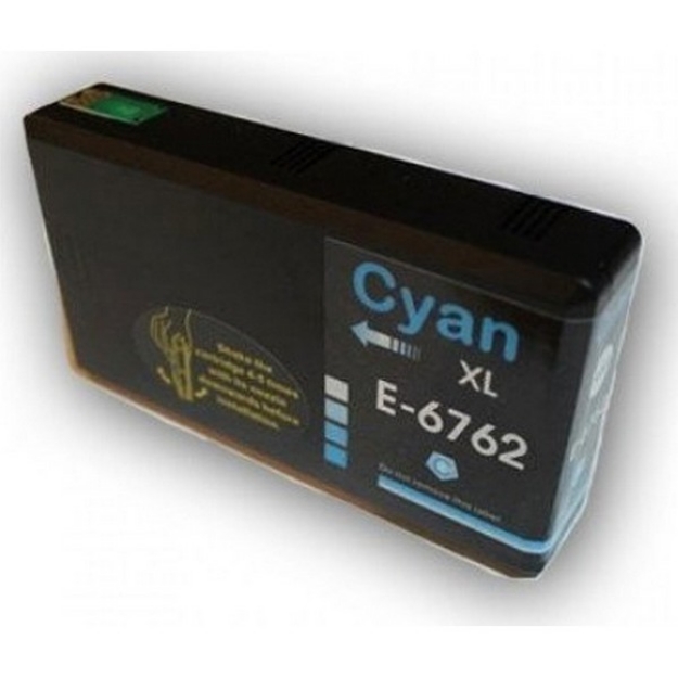 Picture of Compatible T676XL220 (Epson 676XL) High Yield Cyan Inkjet Cartridge (1200 Yield)