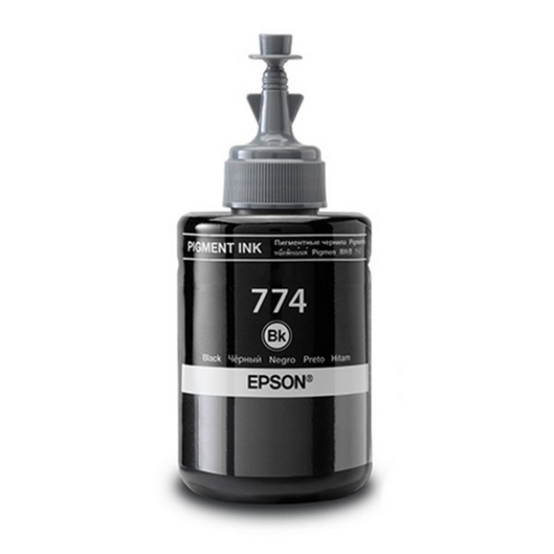 Picture of Compatible T774120 (Epson 774) Pigment Black Ecotank Ink Bottle (6000 Yield)