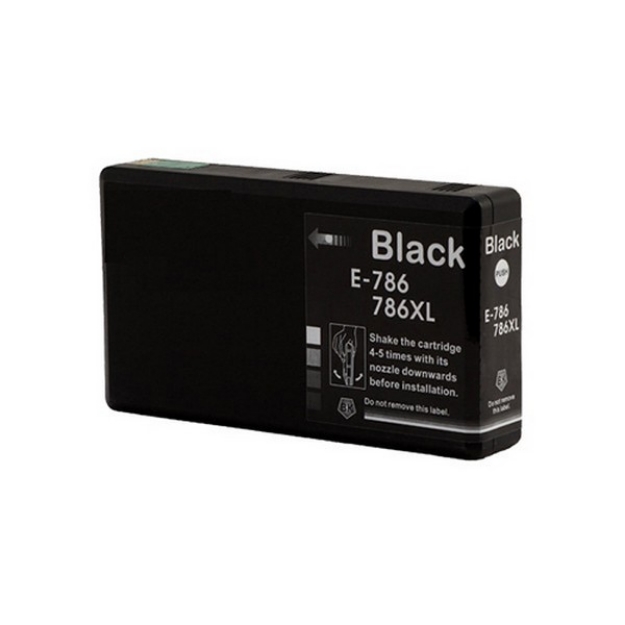 Picture of Compatible T786XL120 (Epson 786XL) Ultra High Yield Black Inkjet Cartridge (2600 Yield)